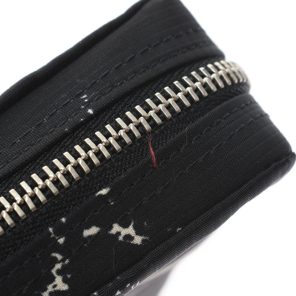 Chanel Travel Line Jewelry Case Black Silver Hardware Nylon Pouch - Picture 9 of 12